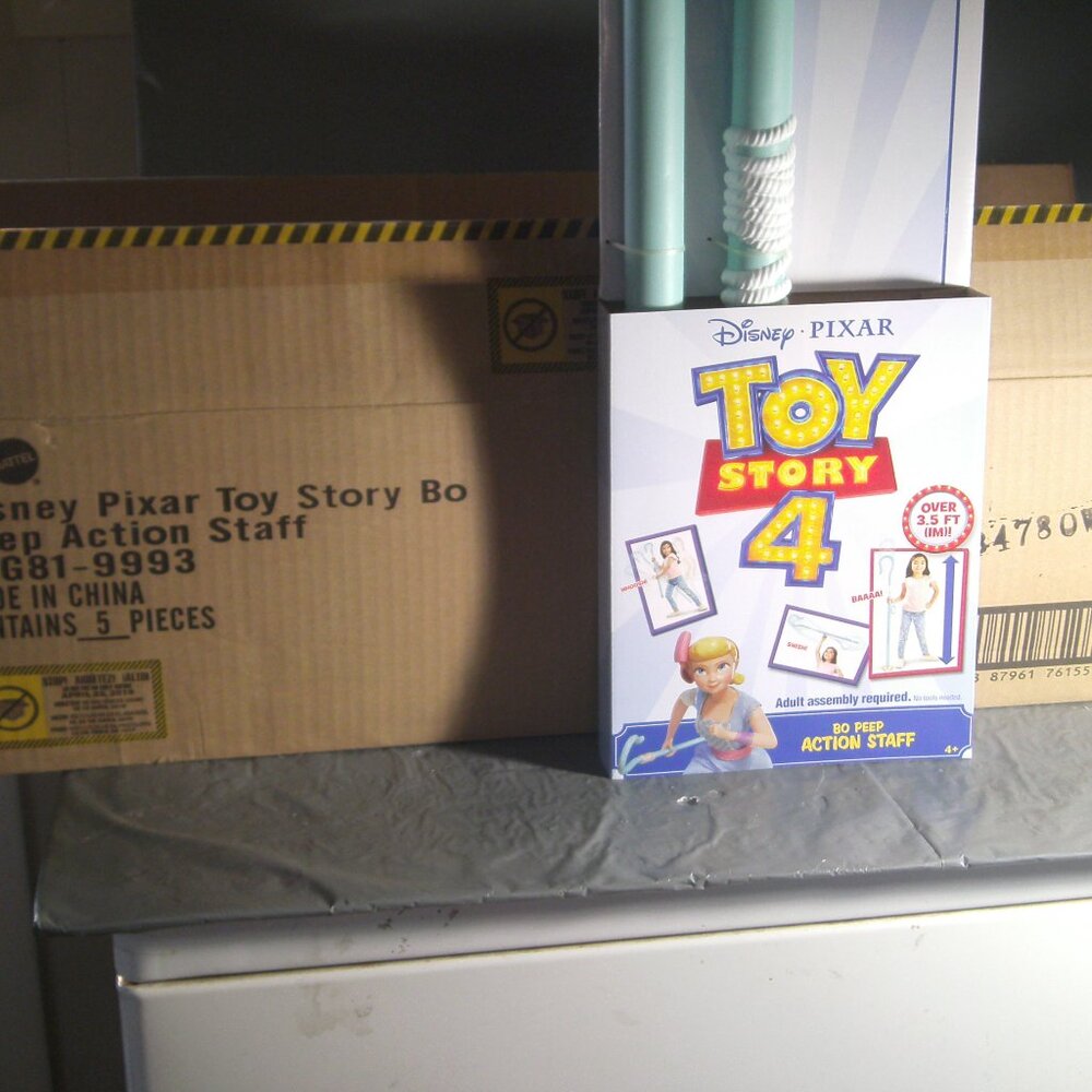 (5) Full Case Disney Pixar Toy Story 4 Bo Peep Action Staff - With New Batteries